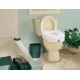 Carex E-Z Lock Raised Toilet Seat 
