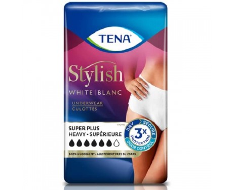 Culottes d’incontinence pour femmes TENA Stylish Designs à absorption maximale