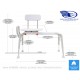 Swivel Sliding Ergo Transfer Bench (Regular)