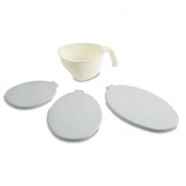 Lid for commode pan