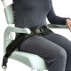 Hip belt / chest belt upholstered